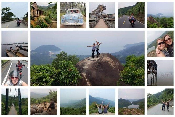 Easy Rider From Hue Da Nang Hoi An Via Hai Van Pass With Mister T - Suối Mơ Waterfall, Lang Co Beach, and Hai Van Pass views