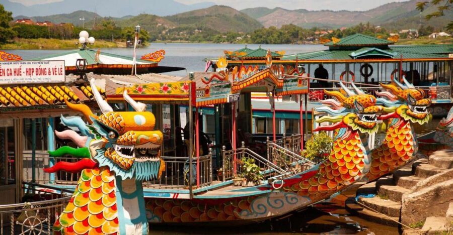 Hue: Boat Trip On Perfume River Half Day - Hon Chen Temple: a riverbank stop for Cham worship and unusual shapes