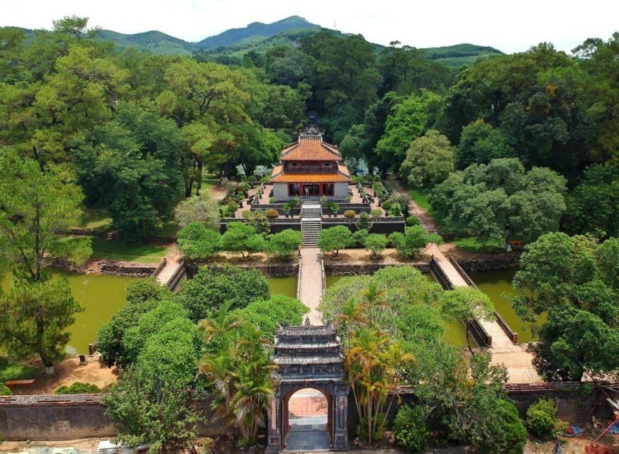 Hue: Boat Trip On Perfume River Half Day - Minh Mang Tomb: architecture from 1840 with a nature-meets-power feel