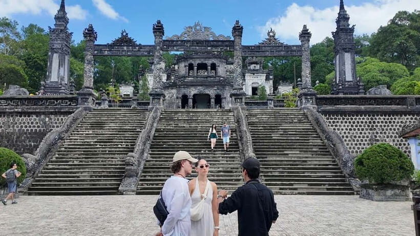 Hue: Dragon Boat, Perfume River, Pagoda & Royal Tomb Tour - Khai Dinh Tomb: East-meets-West architecture you can’t miss
