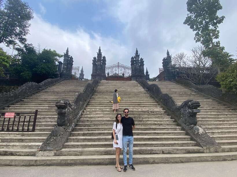 Hue :Exploring Royal City with Multi Options and Dragon Boat - Khai Dinh Tomb (UNESCO): The One You’ll Remember Visually