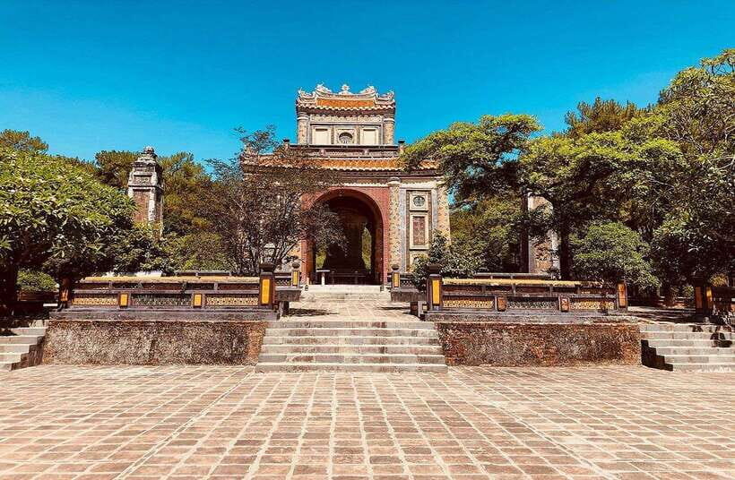 Hue Royal Tombs Tour: Visit Best Pagodas & Mausoleums - Khai Dinh’s Tomb: mixed styles and a more modern mood