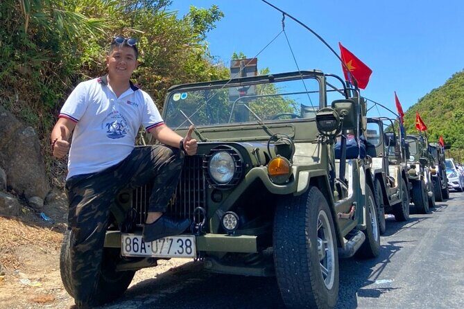Hue To Hoi An By Jeep Via Hai Van Pass - Door-to-door pickup and the American Army jeep feel
