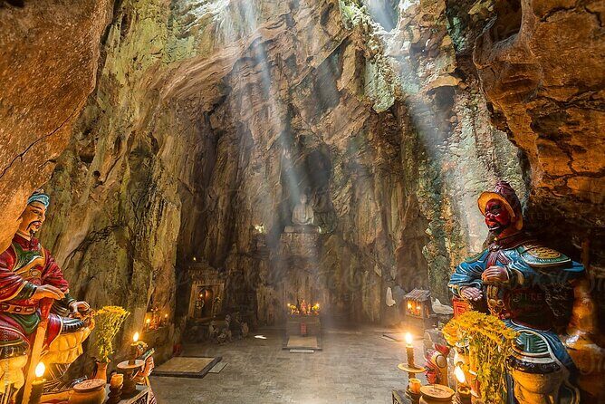 Hue to Hoi An via Golden Bridge & Marble Mountain (or Vice Versa) - Marble Mountains: Caves, Pagodas, and a Climb You Can Control