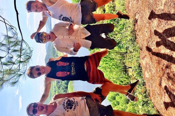 Motorbike Experience Hue to Hoi An Over Via Hai Van pass with Amazing Easy Rider - Stop 2: Elephant Springs waterfall break and a local beer pause