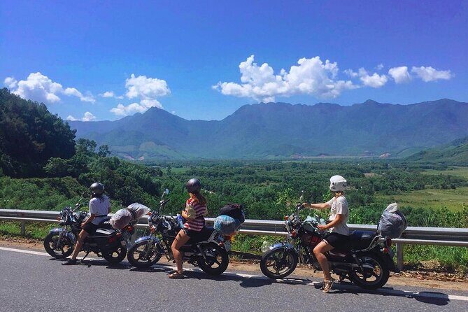 Motorbike Tour between Hue, Hoi An & Da Nang with Easy Rider - Stop 1 to Stop 3: Hue pickup, Thanh Toan Bridge, and Tam Giang Lagoon