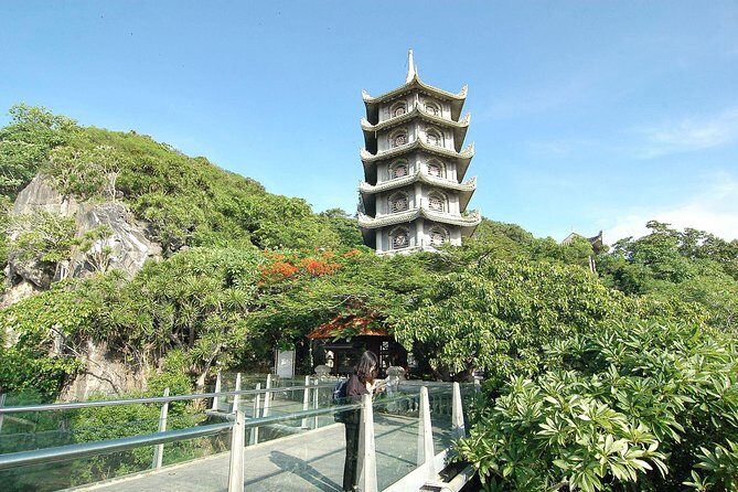 Scenic trip from Hue to Hoi An via Hai Van pass by car - Marble Mountains: caves, temples, and viewpoint time you can actually enjoy